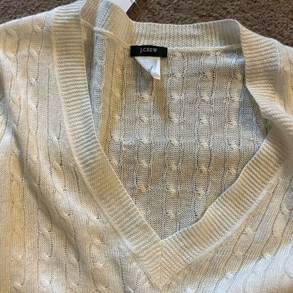 NWT j crew linen sweater M - Picture 5 of 7